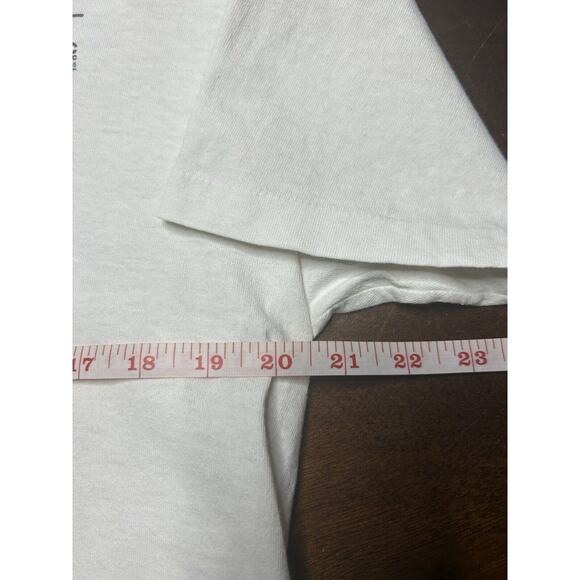 VTG 1988 The Charlotte Observer NBA Hornets Bulls Newspaper Print Shirt (L) RARE - Picture 5 of 14